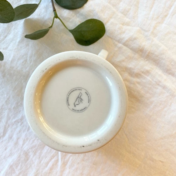 Anthropologie A Monogram Mug White with Black - Picture 6 of 9